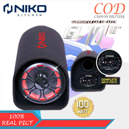 NIKO GL10 Speaker Tabung 10 inch -Subwoofer Car speaker GL 10