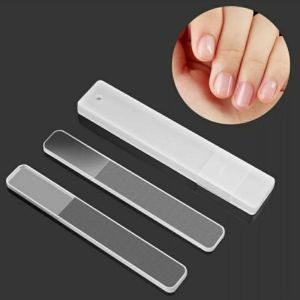 KIKIR KUKU KACA Kristal Glass Nail Shiner Polish alat asah kuku Kikir Kilap Transparant