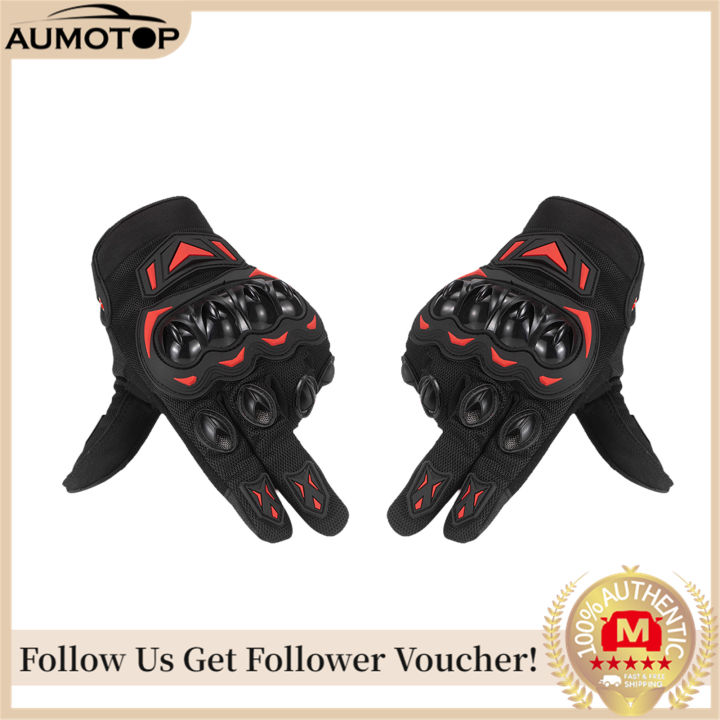 Aumotop Găng tay xe máy cho nam nữ, chống trượt Găng tay cảm ứng thoáng ...