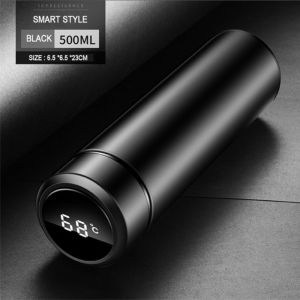 Bình Giữ Nhiệt Hiển Thị Nhiệt Độ 500ml Inox 304 Cao Cấp - In Logo Theo Yêu Cầu