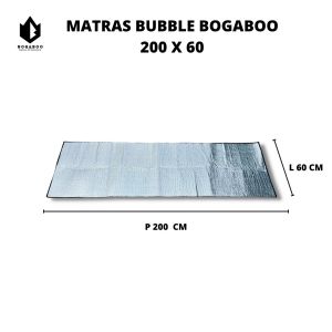 Matras Bubble Bogaboo 200 x 120 - Matras Double - Matras Foil Double Side - Matras Allumunium Bubble Tebel - Matras Alloy - Foil Double Side - Matras Gunung - Foil Double