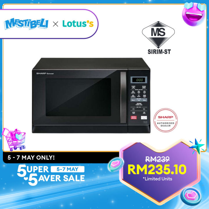 Sharp Microwave Oven R207EK 20L Lazada
