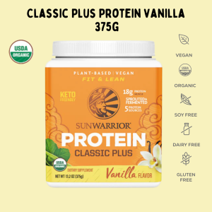 Sunwarrior Classic Plus Plant Based Protein Vanilla | ซันวาริเอ่อ ออร์แกนิค โปรตีนจากพืช