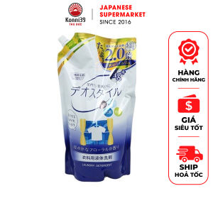 NƯỚC GIẶT QUẦN ÁO KHỬ MÙI KHÁNG KHUẨN NHẬT BẢN DEOSTYLE (TÚI 1.65KG)