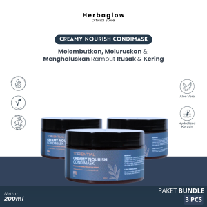TORRENTIAL Creamy Nourish Condimask 3 PCS - Kondisioner Lembutkan Rambut Rusak & Kering
