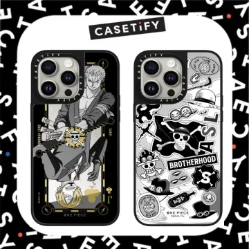 iPhoneアクセサリー Casetify iPhone13Pro ONE PIECE ASL Casetify One Piece Brotherhood Sticker Case- iPhone 13 Pro