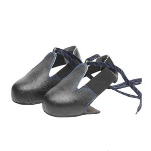 Safety Boot Toe Protective Shoe Covers with Steel Leather Reinforcement Adjustable Strap for Work Footwear Accessories