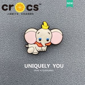 cross jibbitz charms Cartoon Dumbo Animal Pattern Shoes Flower Shoe Buckle Cute Accessories