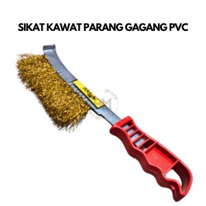 SIKAT kAWAT KUNINGAN MODEL GOLOK SIKAT KAWAT KNIFE BRUSHES BMS