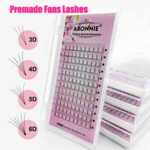 Premade Russian Volume Fans 6d C/D Curl Faux Mink Eyelashes 8-15mm Short Stem Lash Pre made Eyelash Extensions Supplies