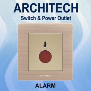 ARCHITECH Platinum B9-K31 Sakelar - Saklar Alarm 3A Gold