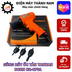 Máy Rút Ốc Tán BORN BR-8701 - Khả Năng Rút Ốc M6-M8-M10 - Bảo Hành 6 Tháng