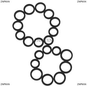 [COD] ZNPNXN 20ชิ้นวงแหวนยางวงล้อแบบผสมสำหรับเครื่องบันทึกเทปคาสเซ็ตเครื่องเล่นเสียงสเตอริโอ