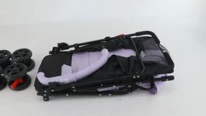 Baby Stroller Can Sit and Lie Portable Foldable Baby Stroller Four-Wheel Shock Absorber Children Go out Hand Push Umbrella Car