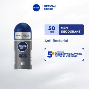 NIVEA Male Deodorant Silver Protect Roll On 25ml / protect / perfume / deodorant