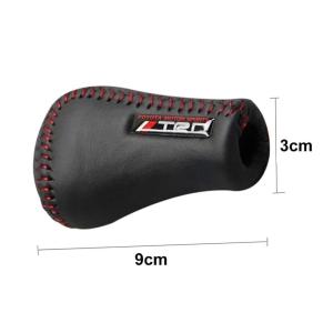 Car Gear Shift Lever Knob Stick Faux Leather Manual Shift Knob with 5 Speed Universal for Toyota TRD