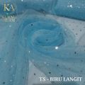 Kain Tile Tulle Gliter Sprinkle METERAN (100cm) Bahan Dress Premium Mewah dan Murah Tile Diamond Halus Lebar 170 cm. 