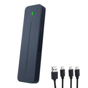 M.2 Solid Disk Case Hard Disk Enclosure Support RTL9210B 10Gbps Hard Disk Case Type C USB3.2 Fast Transfer Aluminum Housing