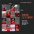 Wallpaper dinding MO SALAH / poster bola/ wallpaper bola. 