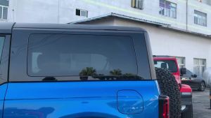 mv1 JeCar Center Pillar Rear Window Frame Post Stickers Set Trim Cover For Ford Bronco 2021 Up 2 or 4-door Auto Exterior Accessories Y2R8K