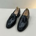 Giày Tassel Loafer Classic Da Thật, Giày Lười Da Bò Nam Họa Tiết Chuông. 