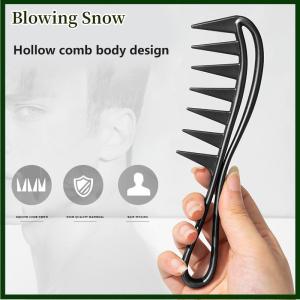 Blowing Mens Wide Tooth Comb Salon Barber Hairdressing Styling Comb Oil Hair Brush