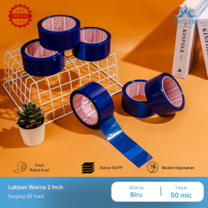 CRYSLENE Lakban Warna Warni 2 Inch 90Yard