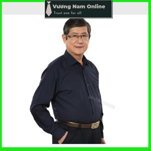 Áo sơ mi nam công sở dài tay cao cấp form rộng đẹp vải LỤA trơn mát VNO13