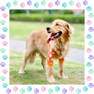 【Seasonal Sale】 Whisker Dog Elbow Brace Protector Front Leg Sleeve Anti-Lick Wound Shoulder Support Elbow Sleeves Pads for Injury Sprain Relieve Pain
