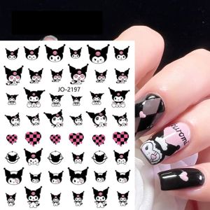 FANYUNG Cute Design Self-adhesive Decal My Melody Nail Art Sticker Kawaii Cartoon Nail Sticker Nail Accessories Nail Decoration