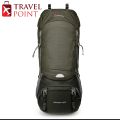 MOUNTAINTOP 65LITER INTERNAL FRAME BACKPACK HIKING BACKPACK CAMPING TRAVEL MOUNTAINEERING BAG.. 