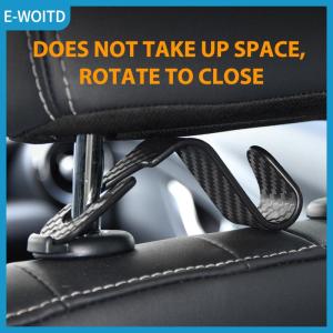 【E-WOITD】 1Pcs Universal Car Seat Back Hook Car Accessories Interior Hanger Holder Storage