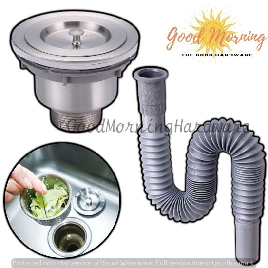 HOT Dish Drainer Basket Round Sink With Drainer Steel Dish