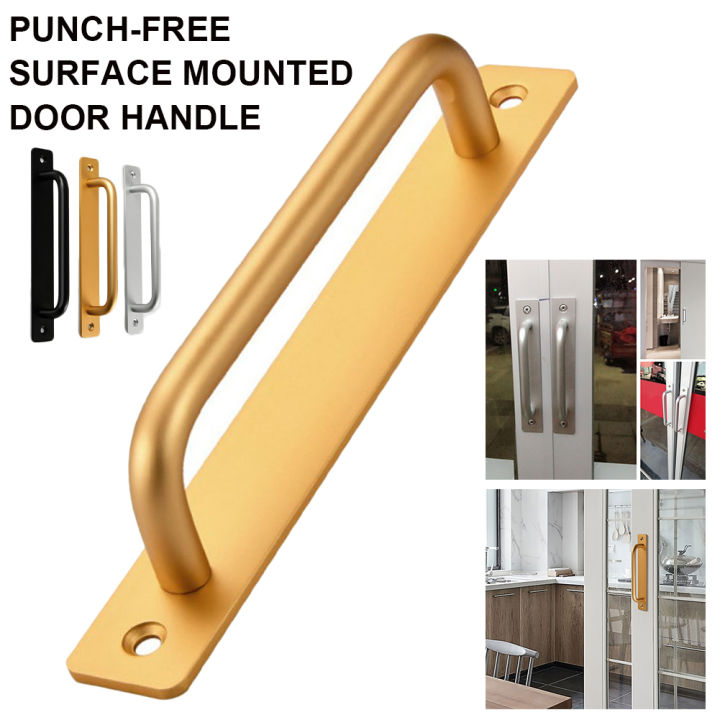 EG【Free Ship】Sliding Barn Door Handle Pull and Flush Hardware Set Wood