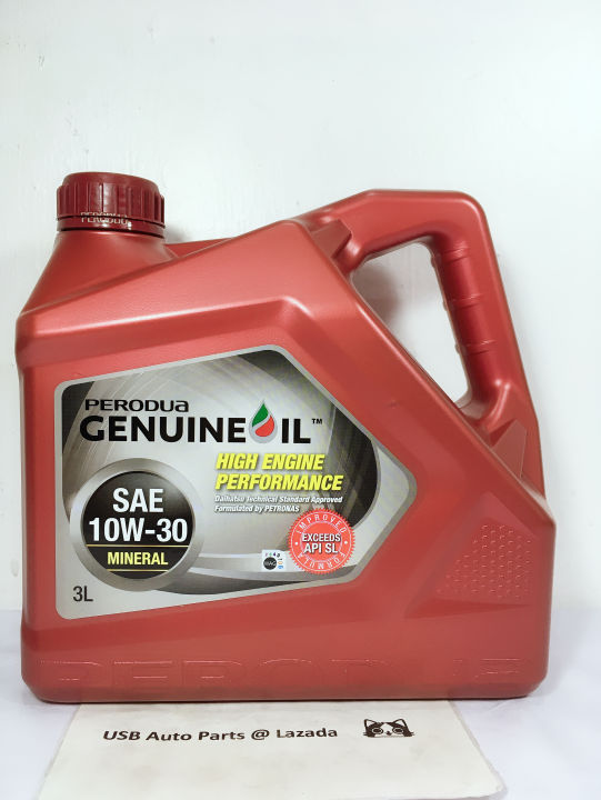 100 ORIGINAL PERODUA GENUINE OIL SAE 10W30 MINERAL HIGH ENGINE