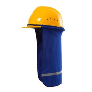 MIRELINA With Reflective Stripe Safety Hat Cap Visor Sun-proof Breathable Hard Hat Cover  Neck Shield Hard Hat Sun Shade Work Safety Helmet Cap