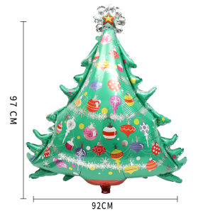 Merry Christmas Foil Balloons Santa Claus Balloon Snowman 2021 Christmas Tree Baloon Christmas Party Decor Home 2022 New Year