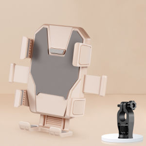 SEAMETAL Airbag Dual Shock-Absorption Motorcycle Phone Holder Universal 360° Horizontal and Vertical Screen Rotation