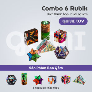 Đồ chơi khối Rubik 3D ma thuật thay đổi hình dạng độc đáo cho bé giải trí phát triển trí tuệ