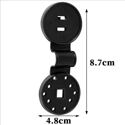 100Pcs Shade Cloth Clips / Black Round Plastic Sun Shade Clip / Shade Cloth Heavy Duty Lock Grip for Sun Shade Net / Gardening Shade Cloth / Anti Bird Netting Windproof Awning Clamp