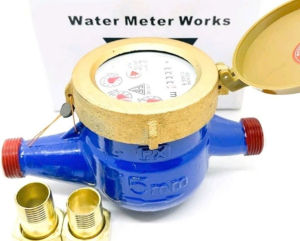 Đồng hồ nước lạnh DN15 cho nhà trọ Chung cư căn hộ/ đồng hồ đo khối lượng nước nước lạnh thân gang DN15