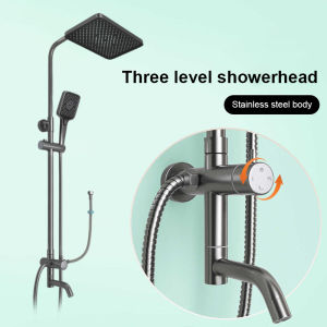 SRUE New stainless steel Hot and Cold Shower Set For Bathroom Single water inlet can be connected Shower Set