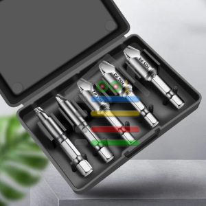 5 PC ALAT PEMBUKA BAUT SEKRUP RUSAK Screw Extractor/ REMOVER