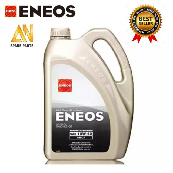 ENEOS Racing GT SN / CF 10W40 / 10W-40 Semi Synthetic Engine Oil 4Liter ...