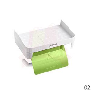 Wall OENON Mount Roll Paper Storage Rack Towel Roll Shelf Thicken Bathroom Cell Phone Toilet Paper Holder