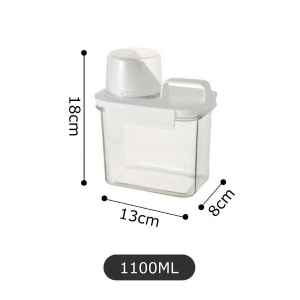 Hộp đựng bột giặt nước giặt nước xả Hộp đựng gạo bằng nhựa cao cấp chống ẩm chống tràn-HAUSE