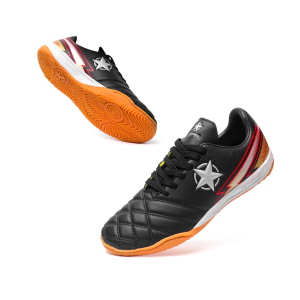 Prayerkids Sepatu Futsal IC Gladiator Black Orange