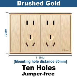 Philippine Electrical Standards Mix & Match Universal Outlets Switches Certified Wall Socket Series