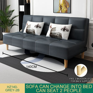 1.4/1.8M Foldable Sofa Bed-Multifunctional Adjustable Easy-to-clean Fabric Solid Wood Frame Perfect for Lunch Breaks