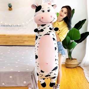 ĐỒ CHƠI BÒ SỮA NHỒI BÔNG SIZE LỚN 1 MÉT GẤU BÔNG BÒ SỮA VẢI MINISO MỀM MỊN CHO BÉ